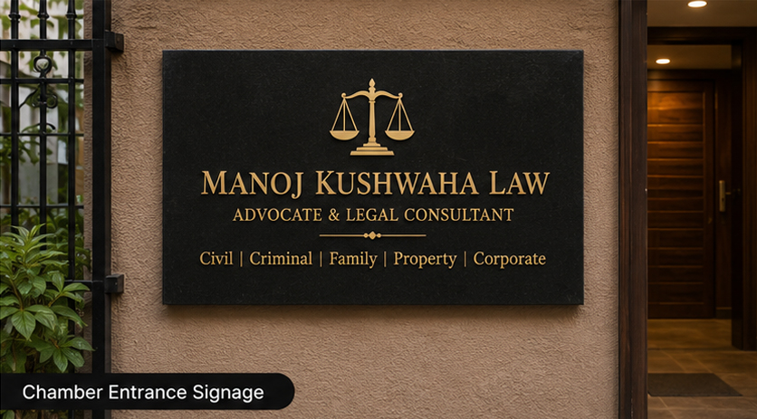 Chamber entrance signage